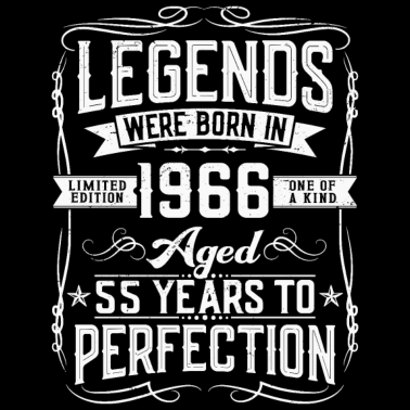 Motiv Jahrgang 1966 geboren Legenden 55 Geburtstag