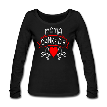 geburtstagsgeschenke mama Langarmshirt - MAMA DANKE DIR MUTTERTAG GEBURTSTAGSGESCHENKE HERZ