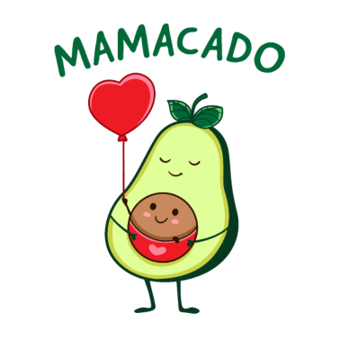 Motiv Mama Avocado süßes Muttertag & Geburtstagsgeschenk