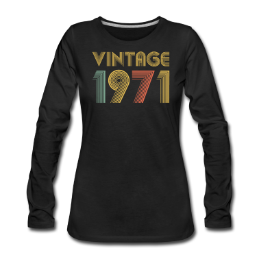 geburtstagsgeschenke mama Langarmshirt - Jahrgang 1971 50. Geburtstagsgeschenk für Papa Mama