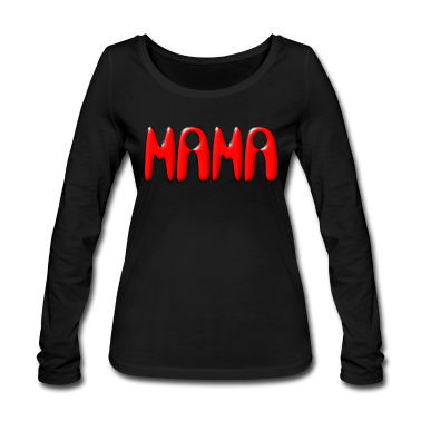 geburtstagsgeschenke mama Langarmshirt - MAMA MUTTER MAMI MUTTERTAG SCHRIFTZUG SCHRIFT
