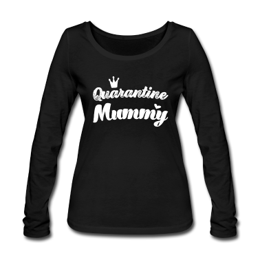 geburtstagsgeschenke mama Langarmshirt - Quarantäne Mama beste Mama der Welt Mutti Mutter