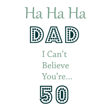 Motiv 50. Geburtstagsgeschenk für Papa Mama