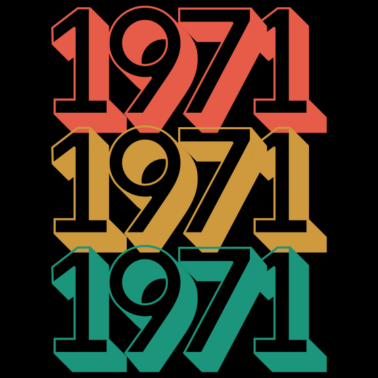 Motiv 1971 Geburtstagsgeschenk