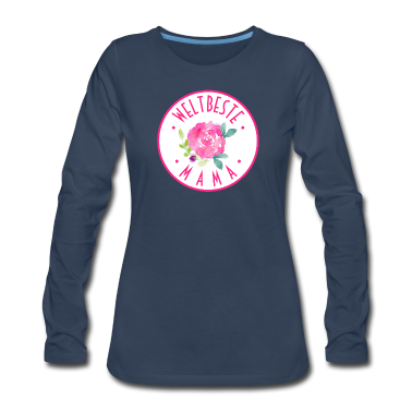 geburtstagsgeschenke mama Langarmshirt - WELTBESTE MAMA - GEBURTSTAG - MUTTERTAG - GESCHENK