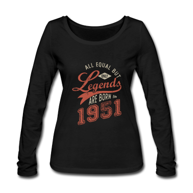 geburtstagsgeschenke mama Langarmshirt - Geburtsjahr1951 Geburtstagsgeschenk 70 Jahre