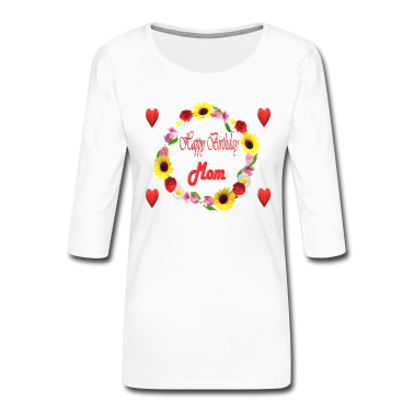 geburtstagsgeschenke mama Langarmshirt - Geburtstags Design Mama