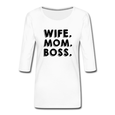 geburtstagsgeschenke mama Langarmshirt - Mama ist der Boss
