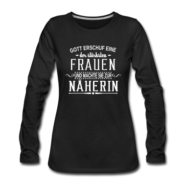 geburtstagsgeschenke mama Langarmshirt - Schneiderin Näherin Nähen Beruf Mama Geschenk