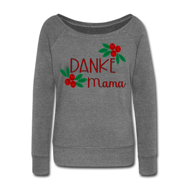 geburtstagsgeschenke mama Langarmshirt - DANKE MAMA WINTERBILDER STECHPALMENGEWÄCHSE