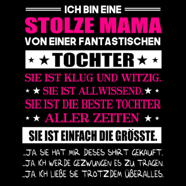Motiv Stolze Mama einer fantastischen Tochter Geschenk