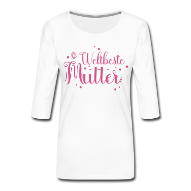 geburtstagsgeschenke mama Langarmshirt - WELTBESTE MAMA - Geschenk Geburtstag Muttertag