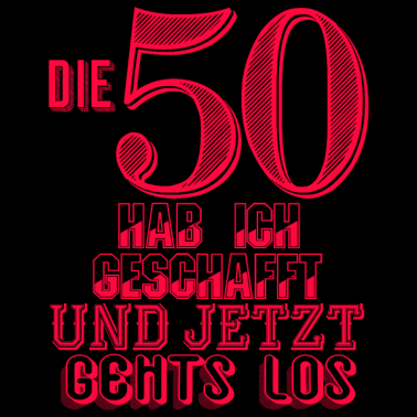 Motiv Geburtstagsgeschenk zum 50. Geburtstag