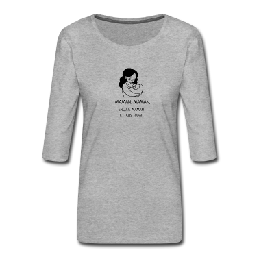 geburtstagsgeschenke mama Langarmshirt - T-Shirt Mama, Mama, immer noch Mama und dann Papa