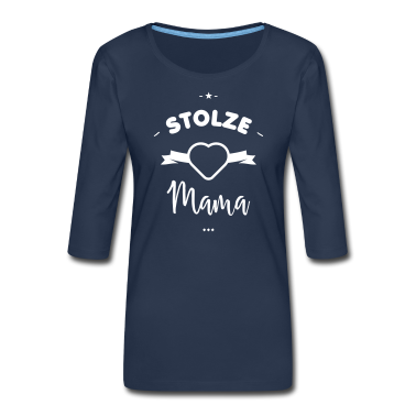 geburtstagsgeschenke mama Langarmshirt - stolze mama