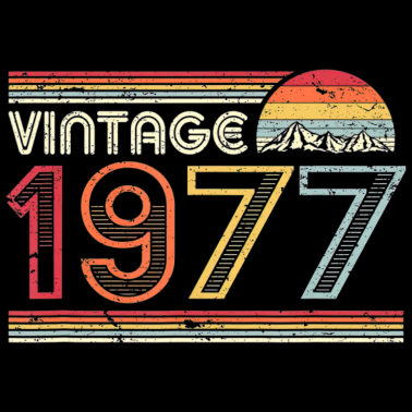 Motiv 1977 Vintage Geburtstagsgeschenk