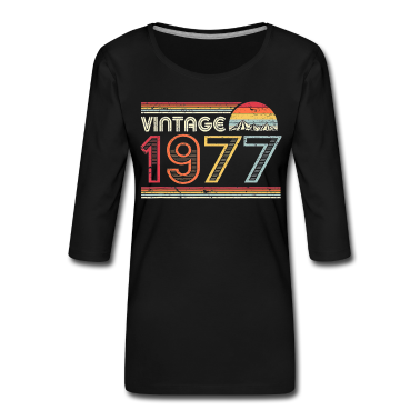geburtstagsgeschenke mama Langarmshirt - 1977 Vintage Geburtstagsgeschenk