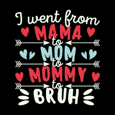 Motiv Ich ging von Mama zu Mama zu Mama zu Mama zu Bruh Lustig