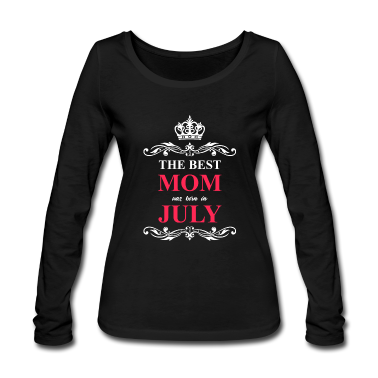 geburtstagsgeschenke mama Langarmshirt - Beste Mutter geboren Juli