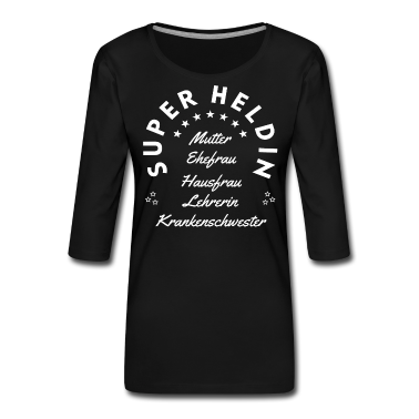 geburtstagsgeschenke mama Langarmshirt - MAMA GESCHENK EHEFRAU SUPER HELDIN MUTTER DESIGN