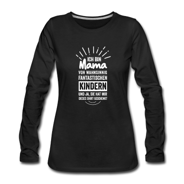 geburtstagsgeschenke mama Langarmshirt - Ich bin Mama