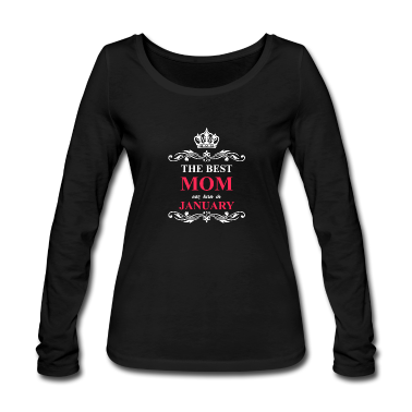 geburtstagsgeschenke mama Langarmshirt - Beste Mutter geboren Januar