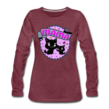 geburtstagsgeschenke mama Langarmshirt - Muttertag MUTTER und TOCHTER Katzen Geschenk