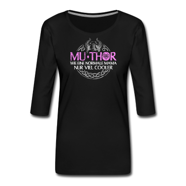 geburtstagsgeschenke mama Langarmshirt - Muthor Wikinger Mama stolze Mutter & Wikingerfrau