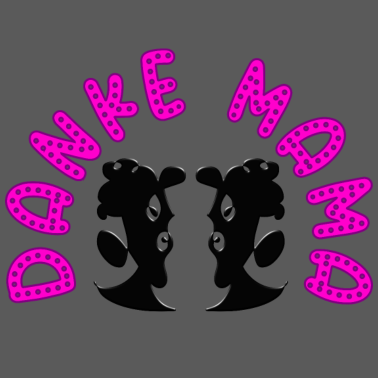 Motiv Danke Mama MUTTERTAG MINIMALISTISCHE KUNST