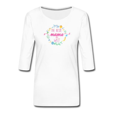 geburtstagsgeschenke mama Langarmshirt - Die beste Mama der Welt Muttertags Geschenk