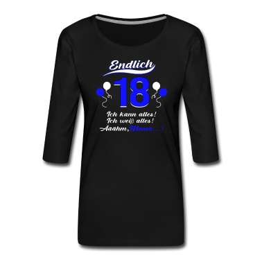 geburtstagsgeschenke mama Langarmshirt - 18 Jahre Geburtstagsgeschenk Geschenkidee