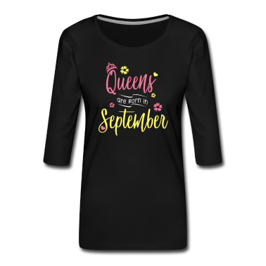 geburtstagsgeschenke mama Langarmshirt - Geburtstagsgeschenk September Geschenk established