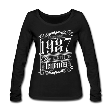 geburtstagsgeschenke mama Langarmshirt - Geburtstagsgeschenk 1987 Geschenk established
