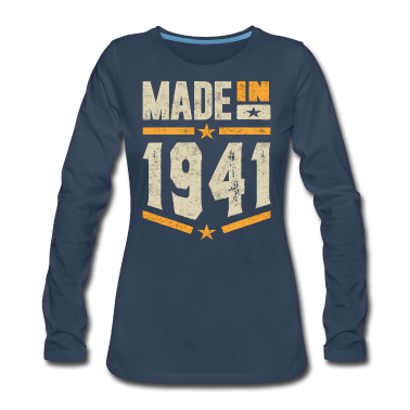 geburtstagsgeschenke mama Langarmshirt - Made In 1941 Geburtstagsgeschenk
