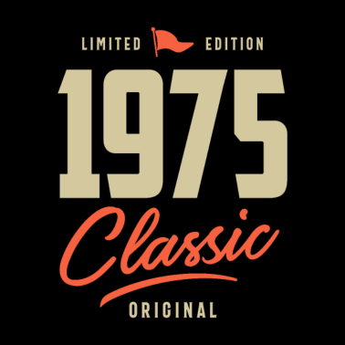 Motiv 1975 klassisches Geburtstagsgeschenk
