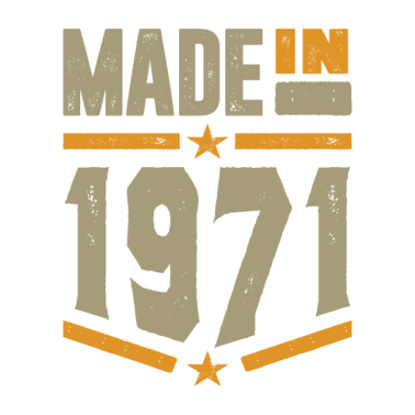 Motiv Made In 1971 Geburtstagsgeschenk