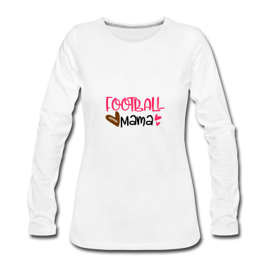 geburtstagsgeschenke mama Langarmshirt - Football Mama Geschenk Mama Muttertag