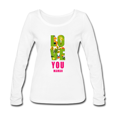 geburtstagsgeschenke mama Langarmshirt - Love you Mama