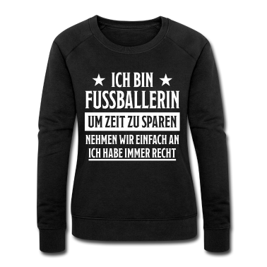 geburtstagsgeschenke mama Pullover - Fußballerin Lustiger Spruch Fußball Tor Geschenk