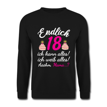 geburtstagsgeschenke mama Pullover - Endlich 18 | Hilfe Mama Geburtstagsgeschenk