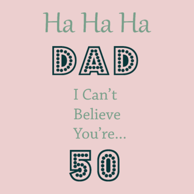 Motiv 50. Geburtstagsgeschenk für Papa Mama