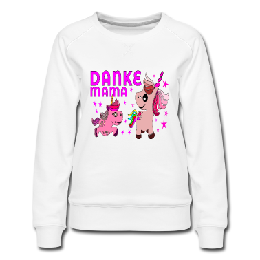 geburtstagsgeschenke mama Pullover - Danke Mama Einhorn Familie Muttertag