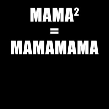 Motiv lustig mama zum Quadrat