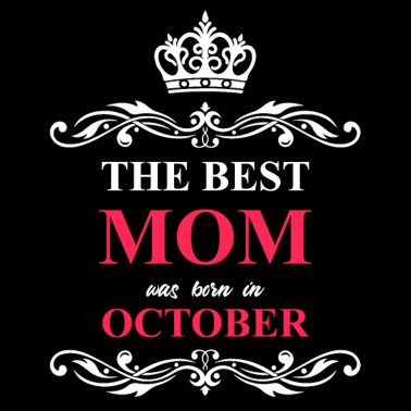 Motiv Beste Mutter geboren Oktober