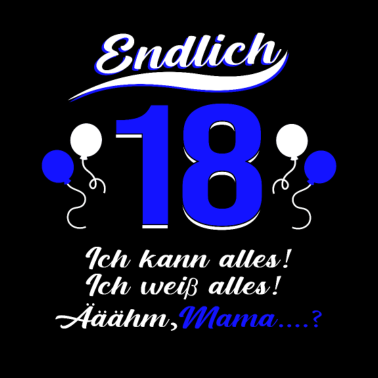 Motiv 18 Jahre Geburtstagsgeschenk Geschenkidee