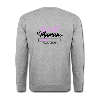 geburtstagsgeschenke mama Pullover - Bald, Mama, warten Sie.