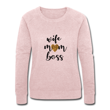 geburtstagsgeschenke mama Pullover - wife mom boss Shirt Muttertag T-Shirt - Mama Shirt
