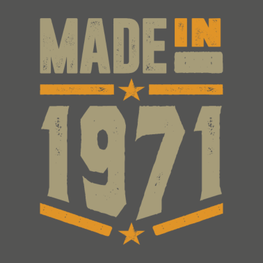 Motiv Made In 1971 Geburtstagsgeschenk