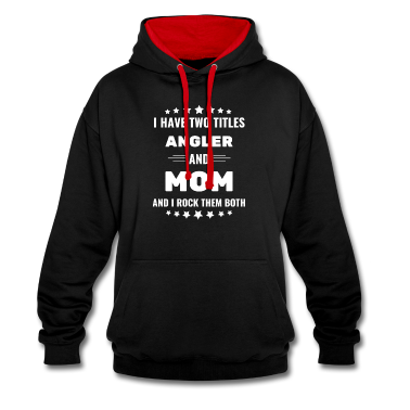 geburtstagsgeschenke mama Hoodie - Angler Geburtstagsgeschenk Mama Angeln Fischen