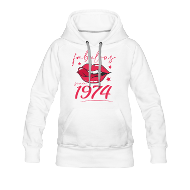 geburtstagsgeschenke mama Hoodie - Fabulous since 1974